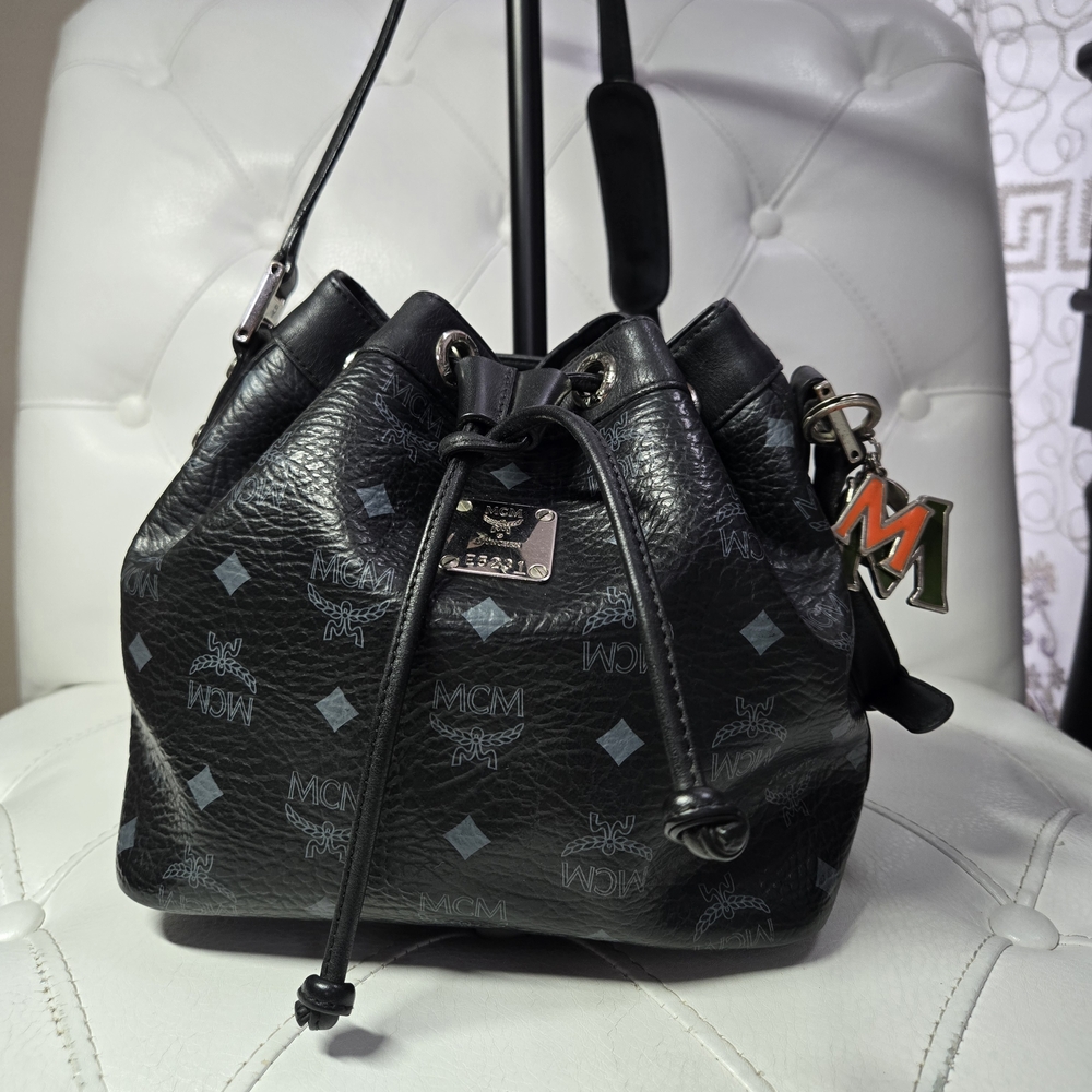 MCM Black Bucket Bag